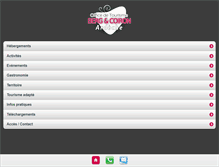 Tablet Screenshot of berg-coiron-tourisme.com